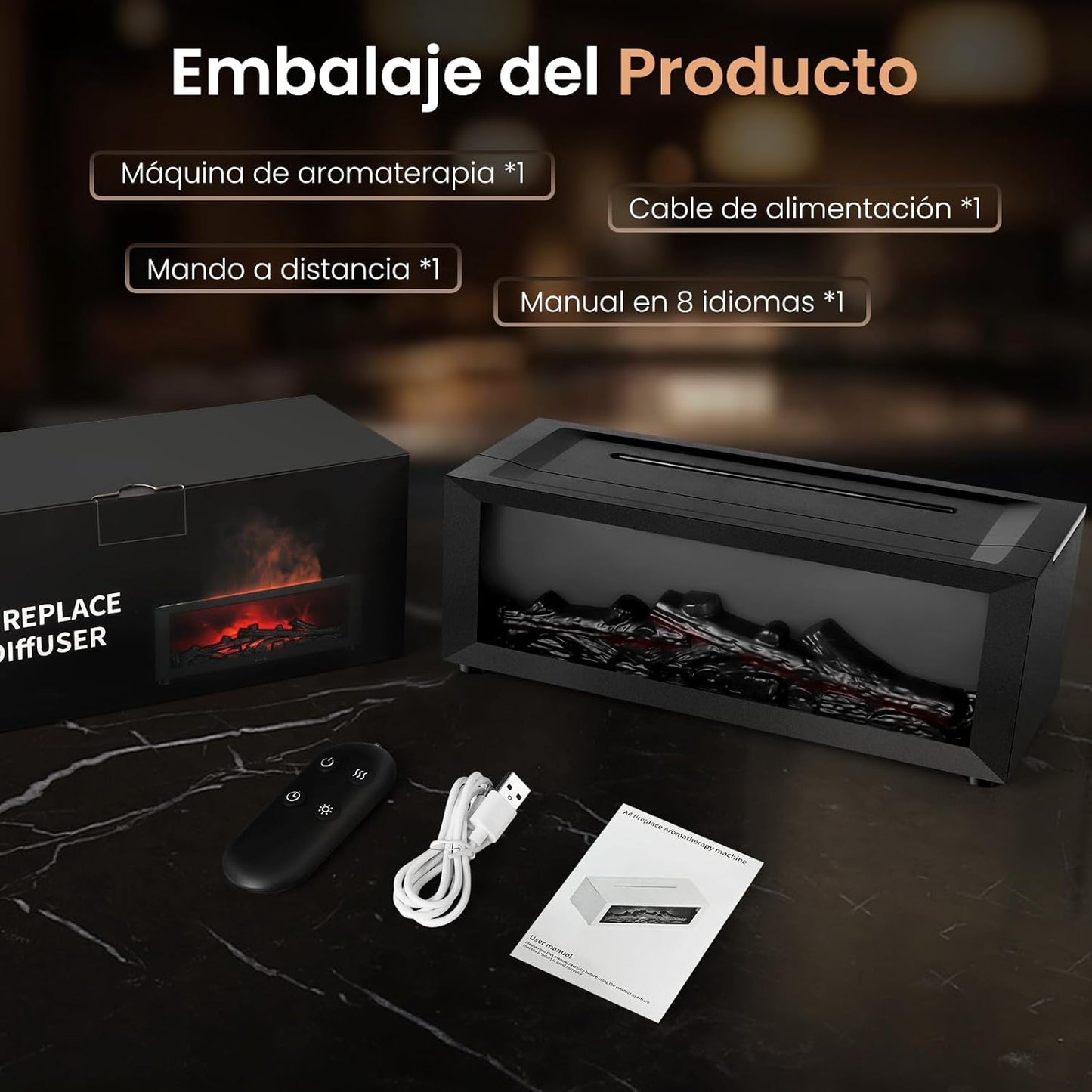 Difusor de Aroma con Forma de Chimenea